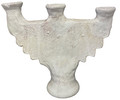 White Multi-Tiered Ceramic Candle Holder - CER127