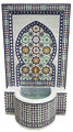 Multi-Color Moroccan Mosaic Tile Water Fountain - MF816