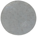 24 Inch Intricately Designed Off White Round Tile Table Top - MTR582