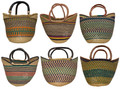 Handwoven African Straw Handbags - HB040