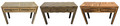 Rectangular Shaped Walnut Wood and Resin Table - MOP-ST145