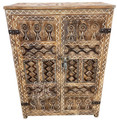 Large Hand Carved Wooden Cabinet - CW-CA124