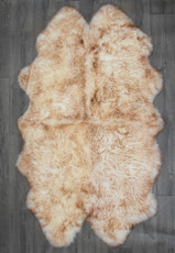 Cappuccino Quad Sheepskin Rug