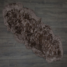 Taupe Double Sheepskin Rug - SDST