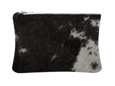 Brown & White Cowhide purse