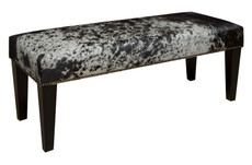 4ft x 1.5ft Cowhide Footstool / Ottoman FST013-22