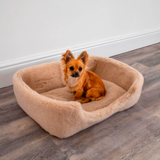 Merino Wool Pet Bed - Cappuccino