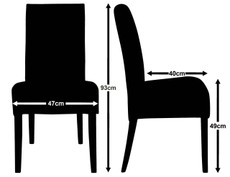 Kensington Dining Chair Measurements