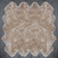 Oyster Octo Sheepskin Rug