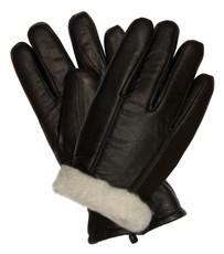 Men's Sheepskin Leather Gloves in Black