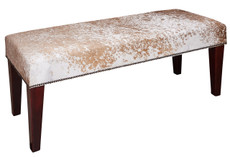 4ft x 1.5ft Cowhide Footstool / Ottoman FST24-004