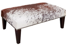 3ft x 2ft Cowhide Footstool / Ottoman FST24-020