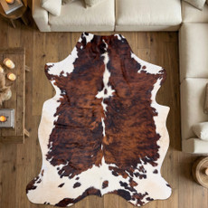 Cowhide Rug FEB26-056 (210cm x 190cm)