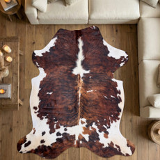 Cowhide Rug FEB26-059 (200cm x 190cm)