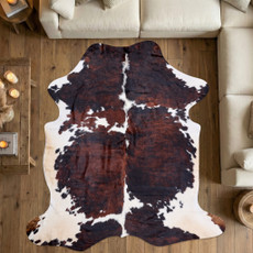 Cowhide Rug FEB26-065 (210cm x 210cm)