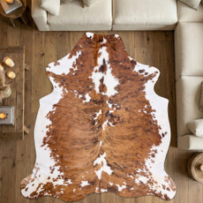 Cowhide Rug FEB26-073 (200cm x 190cm)