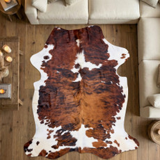 Cowhide Rug FEB26-098 (210cm x 200cm)