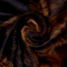 Tri Black, Brown And White Cowhide Rug NOV26-016 (200cm x 180cm)