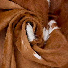 Tri Light Brown And White Cowhide Rug NOV26-019 (240cm x 210cm)