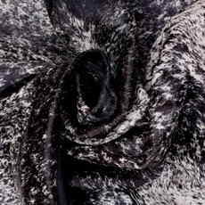 Speckled Black And White Cowhide Rug NOV26-021 (240cm x 220cm)