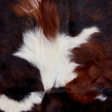 Brown And White Cowhide Rug NOV26-039 (180cm x 170cm)