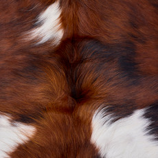 Tri Brown And White Cowhide Rug NOV26-045 (180cm x 170cm)