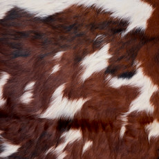 Brown And White Cowhide Rug NOV26-073 (180cm x 190cm)