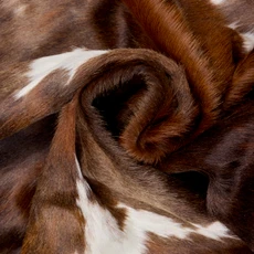 Brown And White Cowhide Rug NOV26-075 (230cm x 210cm)