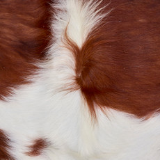 Brown And White Cowhide Rug NOV26-083 (180cm x 160cm)