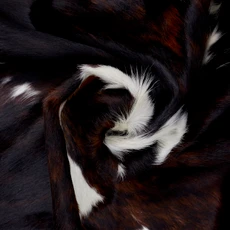 Brown And White Cowhide Rug NOV26-085 (190cm x 170cm)