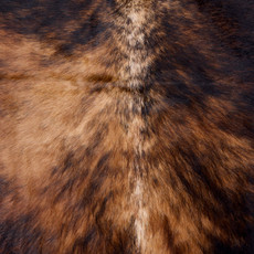 Brown And White Cowhide Rug NOV26-088 (210cm x 180cm)