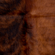Mahogany And White Cowhide Rug NOV26-091 (200cm x 180cm)