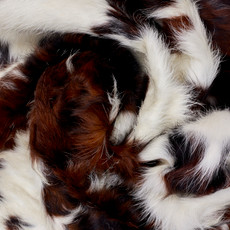 Brown And White Cowhide Rug NOV26-099 (180cm x 170cm)