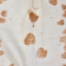 Pale Brown And White Cowhide Rug NOV26-103 (250cm x 210cm)