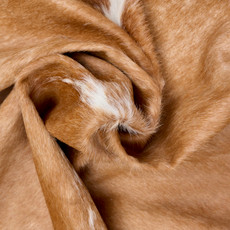 Tan Brown And White Cowhide Rug NOV26-107 (260cm x 240cm)