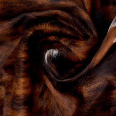 Brown And White Cowhide Rug NOV26-111 (190cm x 180cm)
