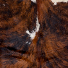 Brown And White Cowhide Rug NOV26-113 (190cm x 180cm)