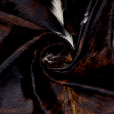 Brown And White Cowhide Rug NOV26-118 (230cm x 210cm)