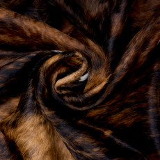 Brown And White Cowhide Rug NOV26-124 (200cm x 190cm)