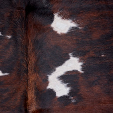 Brown And White Cowhide Rug NOV26-129 (200cm x 180cm)