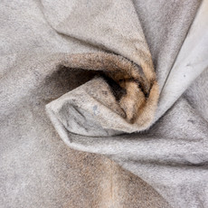 French Grey With A Hint Of Fawn Cowhide Rug NOV26-140 (200cm x 180cm)