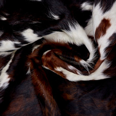 Brown And White Cowhide Rug NOV26-168 (180cm x 180cm)