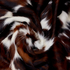 Brown And White Cowhide Rug NOV26-173 (180cm x 180cm)