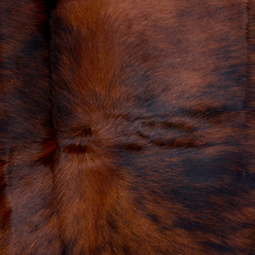 Brown And White Cowhide Rug NOV26-180 (200cm x 190cm)