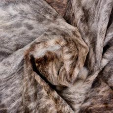 Brown, Grey And White Brindle Cowhide Rug NOV26-192 (220cm x 200cm)