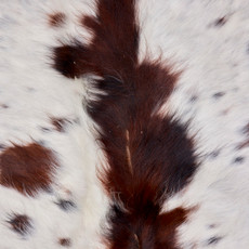 Dappled Brown And White Cowhide Rug NOV26-197 (200cm x 200cm)
