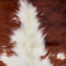 Spotted Brown And White Cowhide Rug NOV26-214 (220cm x 190cm)