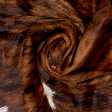 Brown And White Cowhide Rug NOV26-225 (200cm x 190cm)
