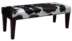 Cowhide Footstool