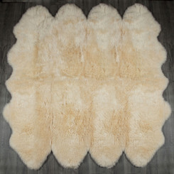 Champagne Octo Sheepskin Rug